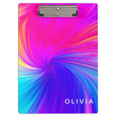 Vibrant Color Aesthetic Pattern Klembord (Voorkant)