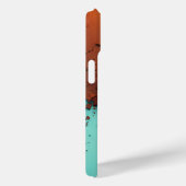 Vibrant Color Block iPhone case (Achterkant / Rechts)