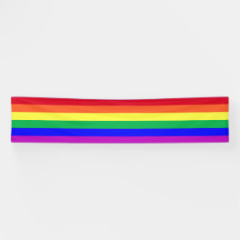 Vibrant Colors LGBTQ+ Gay Pride Rainbow Stripes Spandoek