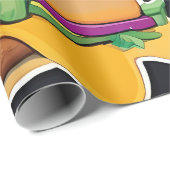 Vibrant Colourful Cheeseburgers Cadeaupapier (Rol Hoek)