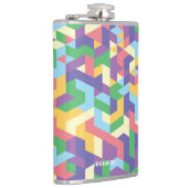 Vibrant Contemporary Geometric Pattern With Name Heupfles (Rechts)