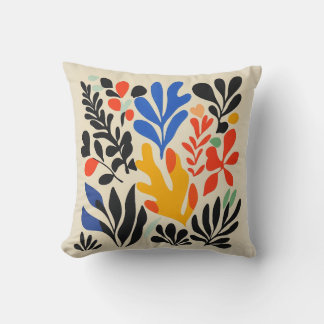 Vibrant Coussin de feuilles