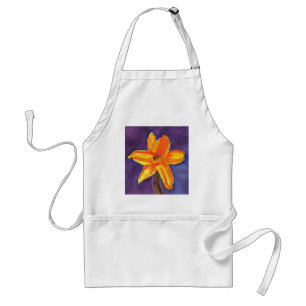 Vibrant Day Lily Standaard Schort