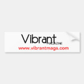 VIBRANT decimaal Bumpersticker (Voorkant)