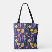 Vibrant Desert Bloom Wellness Canvas tas (Achterkant)