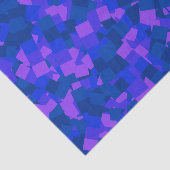 Vibrant Dimensions Geometrische kunst Tissuepapier (Detail)