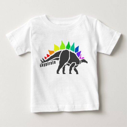 Vibrant Dino Baby Shirt (Voorkant)
