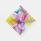 Vibrant en Neon Lily Party Servet (Hoek)