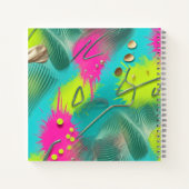 Vibrant en oogvangst notitieboek (Achterkant)