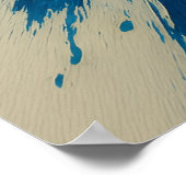 Vibrant Explosion - Abstracte expressionistische e Poster (Hoek)