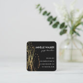 Vibrant Expressive Splatter Vierkante Visitekaartje (Staand voorkant)