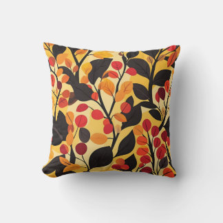 Vibrant Feuilles d'automne Coussin décoratif