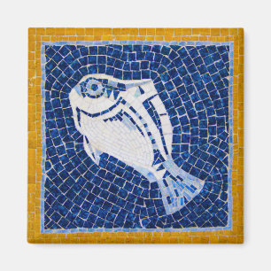 Vibrant Fish Mosaic Magnet Magneet