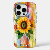 Vibrant Floral Abstract Case-Mate iPhone Case (Achterkant)