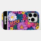 Vibrant Floral Case-Mate iPhone Case (Achterkant (horizontaal))