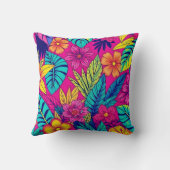Vibrant Floral design cushion Kussen (Achterkant)