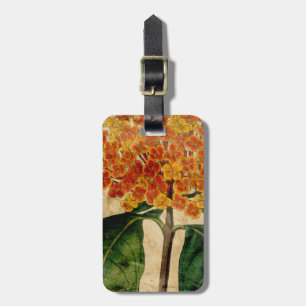 Vibrant Floral I Bagagelabel