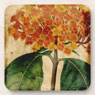 Vibrant Floral I Bier Onderzetter
