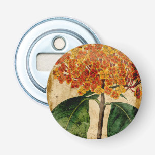 Vibrant Floral I Button Flesopener