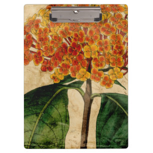 Vibrant Floral I Klembord