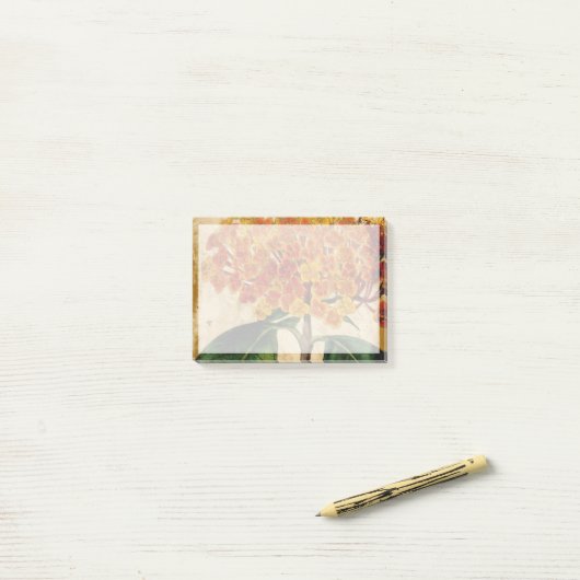 Vibrant Floral I Post-it® Notes (Op bureau)