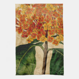 Vibrant Floral I Theedoek