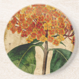 Vibrant Floral I Zandsteen Onderzetter