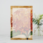 Vibrant Floral III Briefpapier (Staand voorkant)