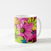 Vibrant Floral Koffiemok (Voorkant rechts)