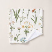Vibrant Floral Medley (Gant de toilette)