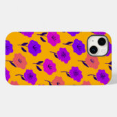 Vibrant Floral Pattern Case-Mate iPhone Case (Achterkant (horizontaal))