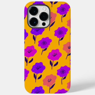 Vibrant Floral Pattern Case-Mate iPhone 14 Pro Max Hoesje