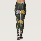 Vibrant Floral Pattern Leggings (Achterkant)