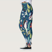 Vibrant Floral Pattern Leggings (Links)