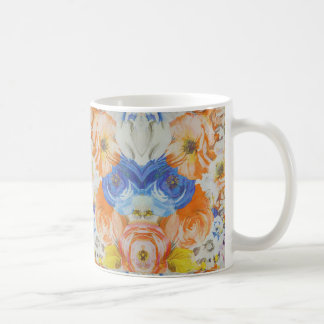 Vibrant Floral Pattern Mug Koffiemok