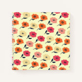 Vibrant Floral Pattern Notitieboek (Voorkant)