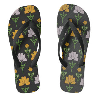Vibrant Floral Pattern Teenslippers