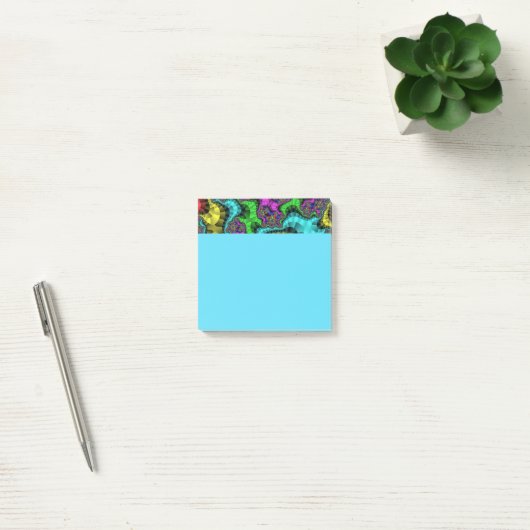 Vibrant Floral Sprinkles Post-it® Notes (Kantoor)