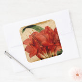 Vibrant Floral VIII Vierkante Sticker (Envelop)