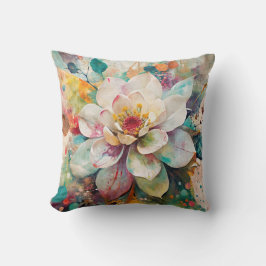 Vibrant Flower Kussen