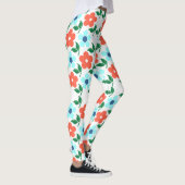 Vibrant Flowers & Leaf Leggings (Rechts)