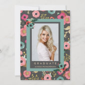 Vibrant | Fotogradatiepartij Uitnodiging grijs (Voorkant)