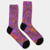 Vibrant Fractal Socks Sokken (Rechts)