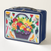 Vibrant Fruit Basket Lunchbox Design (Devant)