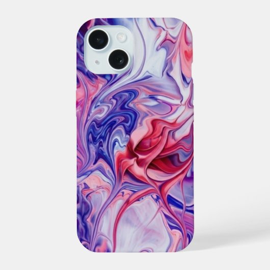 Vibrant Galaxy Acrylic Pour Phone Case (Verso)