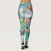 Vibrant Garden Symphony Leggings (Achterkant)