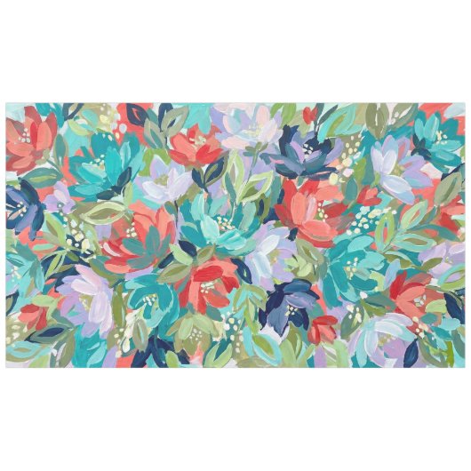 Vibrant Garden Symphony Tafelkleed (Voorkant (Horizontaal))