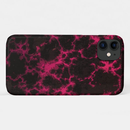 Vibrant gebotteld roze en zwarte lampjes Case-Mate iPhone case (Achterkant (horizontaal))