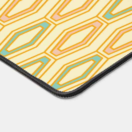 Vibrant geometric pattern with hexagonal shapes (Coin)