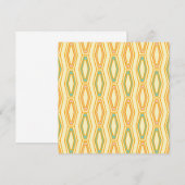 Vibrant geometric pattern with hexagonal shapes  bedankkaart (Voorkant / Achterkant)